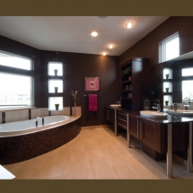 Contemporary Bath Cabinets Installation