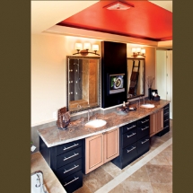 Contemporary Home Bathroom Cabinets