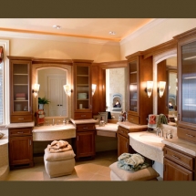 Custom Bathroom Cabinets Installation