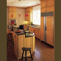 Custom Birch Kitchen Cabinets