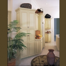 Custom Cream Kitchen Cabinets