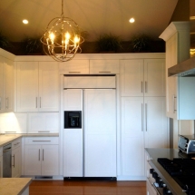 Custom White Kitchen Cabinet Units