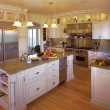 Custom White Kitchen Cabinetry