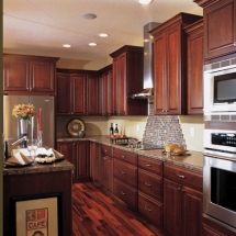 Dark Wood Kitchen Cabinet Fitting