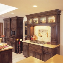 Dark Wood Kitchen Cabinets Design