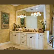 Elegant Custom Bathroom Cabinets