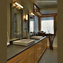 House Bath Contemporary Countertop