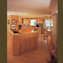 Light Wood Custom Kitchen Design