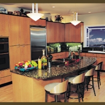 Residential Custom Kitchen Cabinets