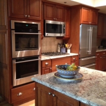 Traditional Kitchen Cherry Cabinets