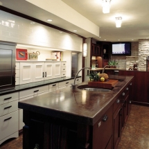 House Kitchen Custom Cabinets Installation